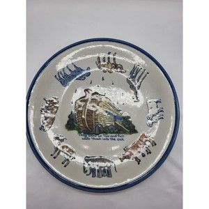 Noah's Ark Pottery Plate